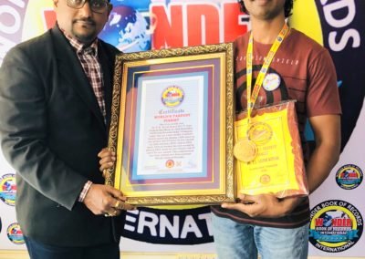 Wonder Book of Records | Dr. T.S. Satish Kumar | World's Fastest Pianist